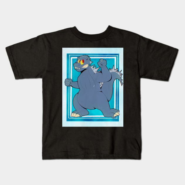 Godzilla (30s style) Kids T-Shirt by Dalia1784